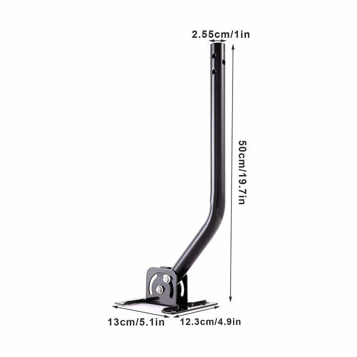 DYMACHINE Outdoor Roof J Pole Solid Base Stativ Wetterfeste TV-Antennenhalterung 