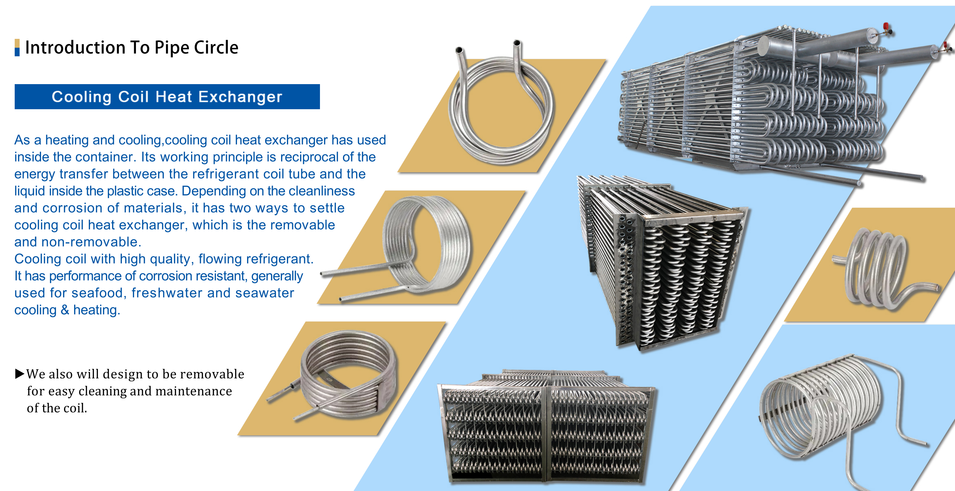 Titan-Kondensator im wassergekühlten Rohr-Koaxial-Wärmetauscher für das Kühlsystem